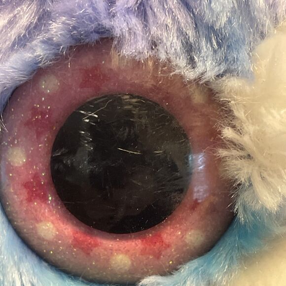 Spark Create Much Loved  Imagine Blue Purple Plush Cat Cute Sparkly Eyes - Picture 14 of 14